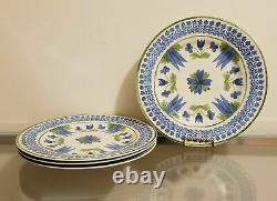 Williams Sonoma Aerin Ardsley & Scalloped Plate Setting Set for 4 NEW