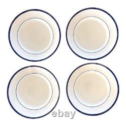 Williams Sonoma Brasserie Blue- Japan -11 Dinner Plates -Set of 4