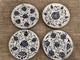 Williams Sonoma Home Portugal Cobalt Blue Floral 9 Luncheon Plates Lot 4 Ln
