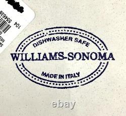Williams Sonoma MEDITERRANEAN Dinner Charger Plates (4) Italy NEW WITH TAGS
