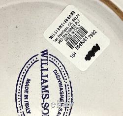 Williams Sonoma MEDITERRANEAN Dinner Charger Plates (4) Italy NEW WITH TAGS