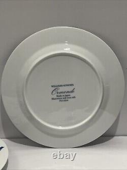 Williams Sonoma ORMONDE Blue Fruits Set Of 4 Dinner Plates 10 3/4 D