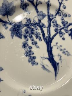 Williams Sonoma ORMONDE Blue Fruits Set Of 4 Dinner Plates 10 3/4 D