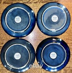 Williams-Sonoma Seoul Korean Table Dinner Plate(s) Set of 4 Blue White Pottery