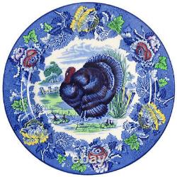 Wood & Sons Turkey Blue, Multicolor Dinner Plate 774829