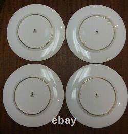 Wow Price! Set Of 4 Rare Wedgwood Columbia Powder Blue 10 7/8 Dinner Plates